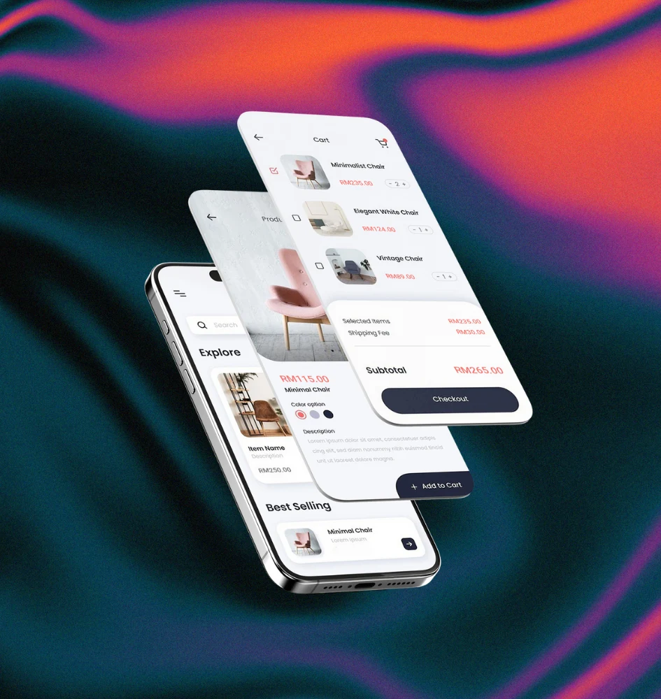 Optimized UX UI for Shopping Experience by NMOR Studio